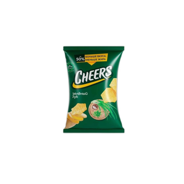 ЧИПСЫ CHEERS ЗЕЛЕНЫЙ ЛУК 70Г
