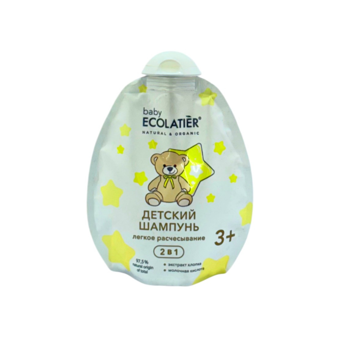 ШАМПУНЬ ДЕТСКИЙ 2 В 1 ECOLATIER  250МЛ