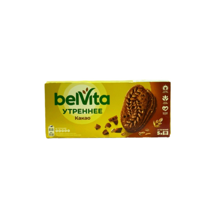 ПЕЧЕНЬЕ BELVITA ASSORTI CACAO & МЕД/ХЛОПЬЯ 225ГР