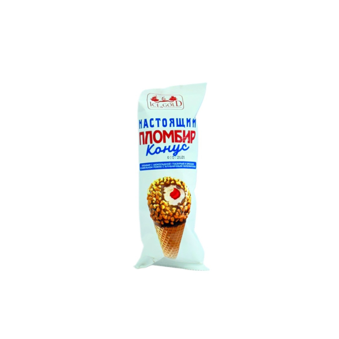 ICE CREAM  REAL PLOMBIR CONE 85GR