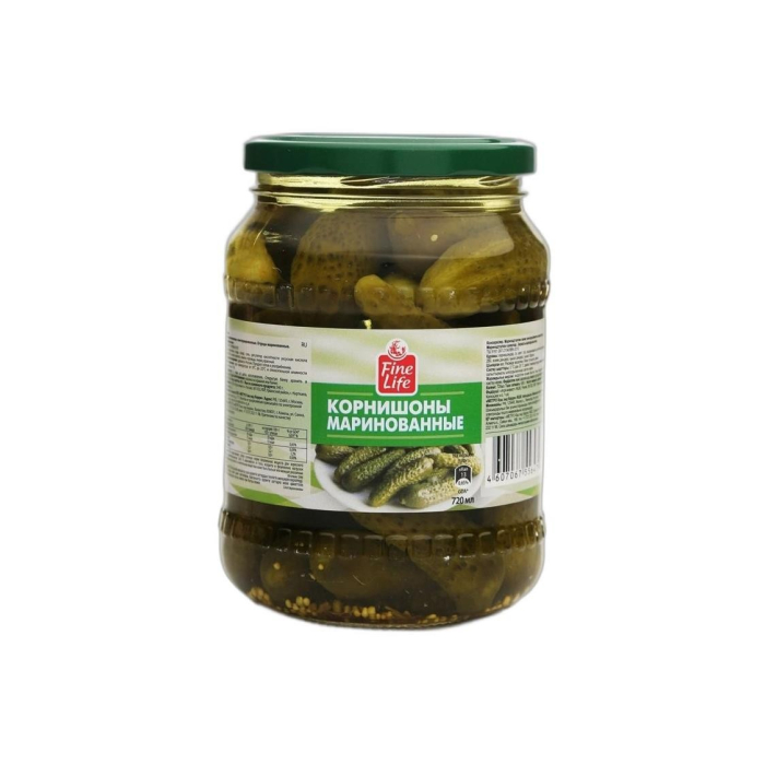КОРНИШОНЫ МАРИНОВАННЫЕ 1000МЛ