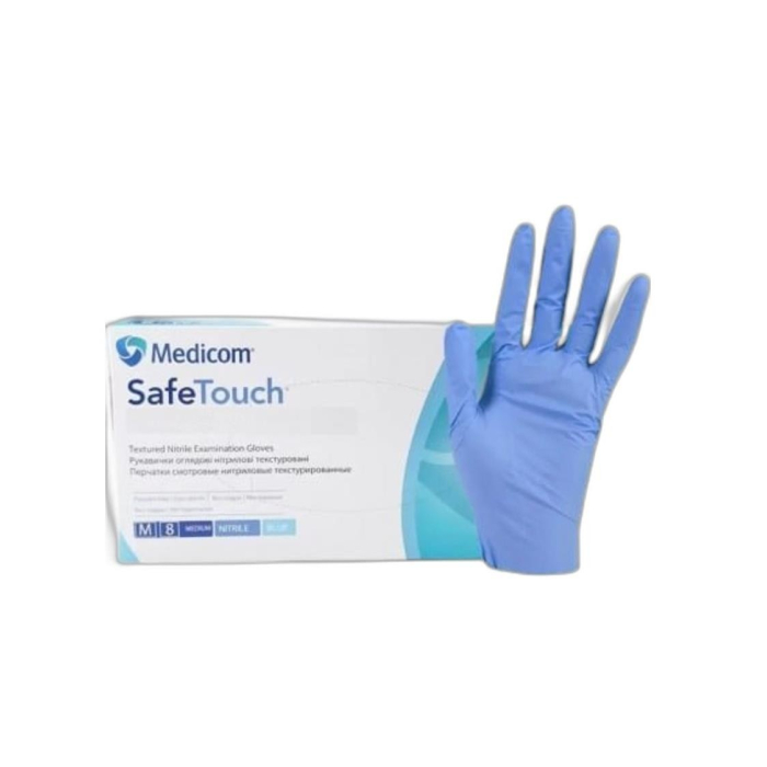 SAFE TOUCH НИТРИЛОВЫЕ ПЕРЧАТКИ М 100ШТ