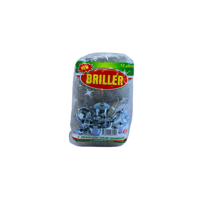 BRILLER METAL SPONGE 12PCS