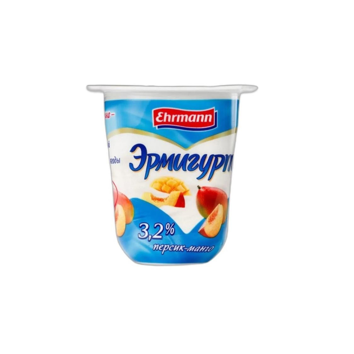 ИОГУРТ ЭРМИГУРТ ПЕРСИК МАНГО  3,2% 100Г