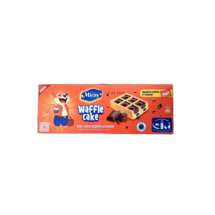 MIRAY WAFFLE CAKE 6ШТ 270ГР
