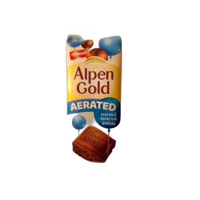 ШОК ALPEN GOLD AERATED MILK CHOCOLATE 80г