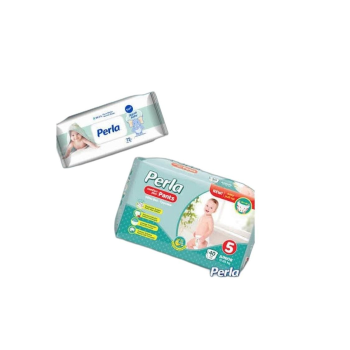 ВЛАЖ САЛ PERLA BABY AQUA 72 ШТ
