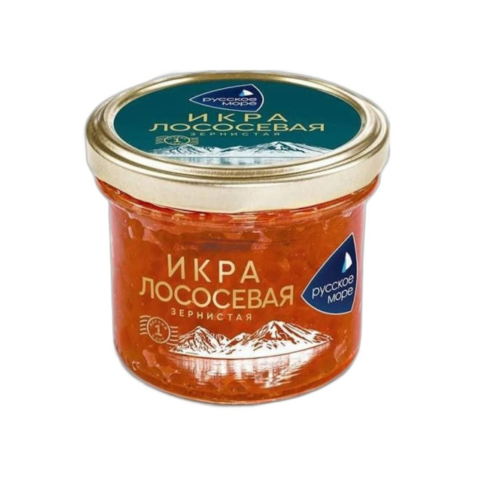 ИКРА РЫБЫ РУССКОЕ МОРЕ 95 ГР