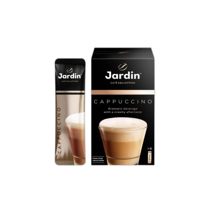 КОФЕ JARDIN 3IN1 CAPPUCCINO TOFFEE 18ГР