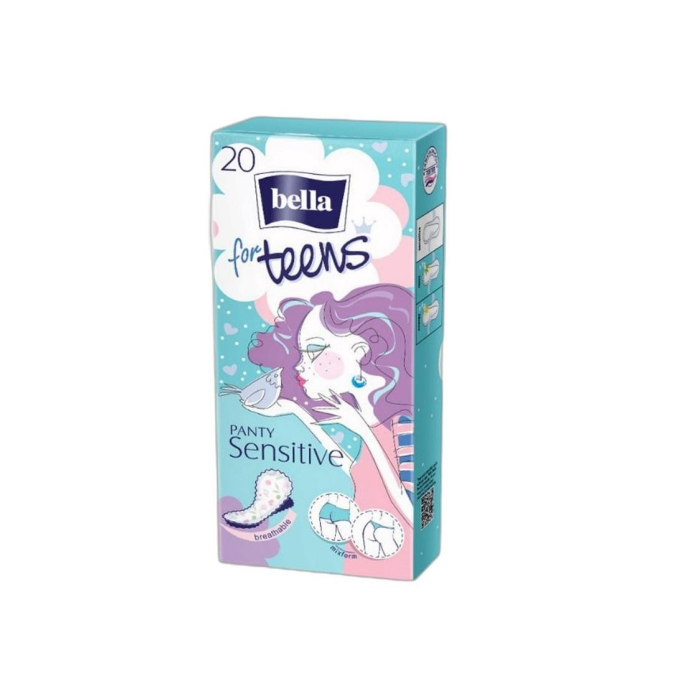 ЕЖИДНЕВКИ BELLA TEENS SENSITIVE 20 ШТ