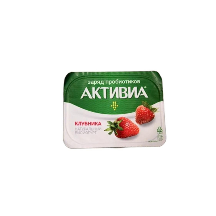 АКТИВИА КЛУБНИКА БИОЙОГУРТ 110Г