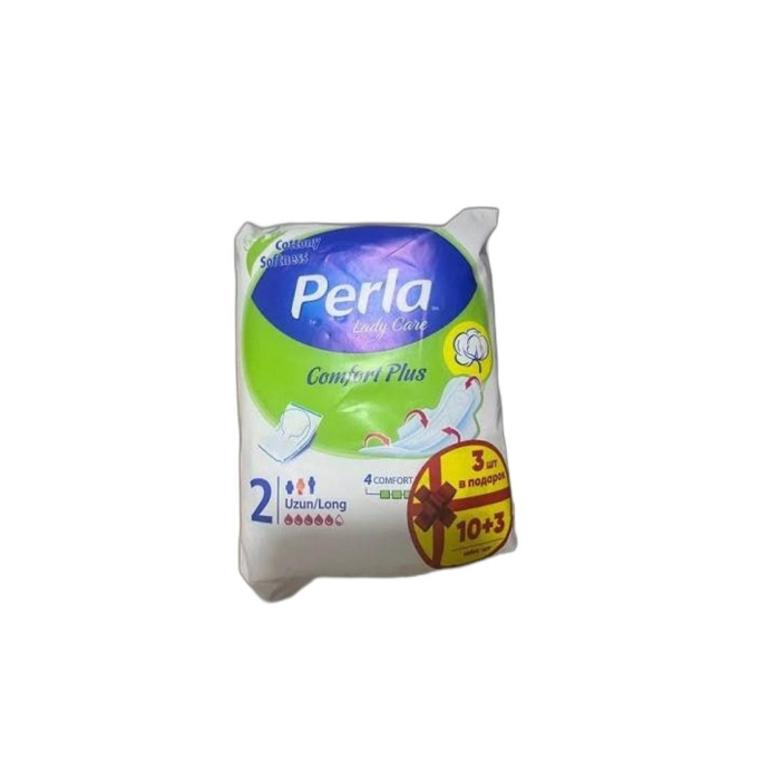 ПРОКЛАДКИ PERLA COMFORT PLUS LONG 2 10ШТ