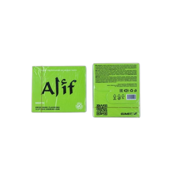 ЖЕВАТ РЕЗ ALIF МОХИТО 32ГР 12ШТ