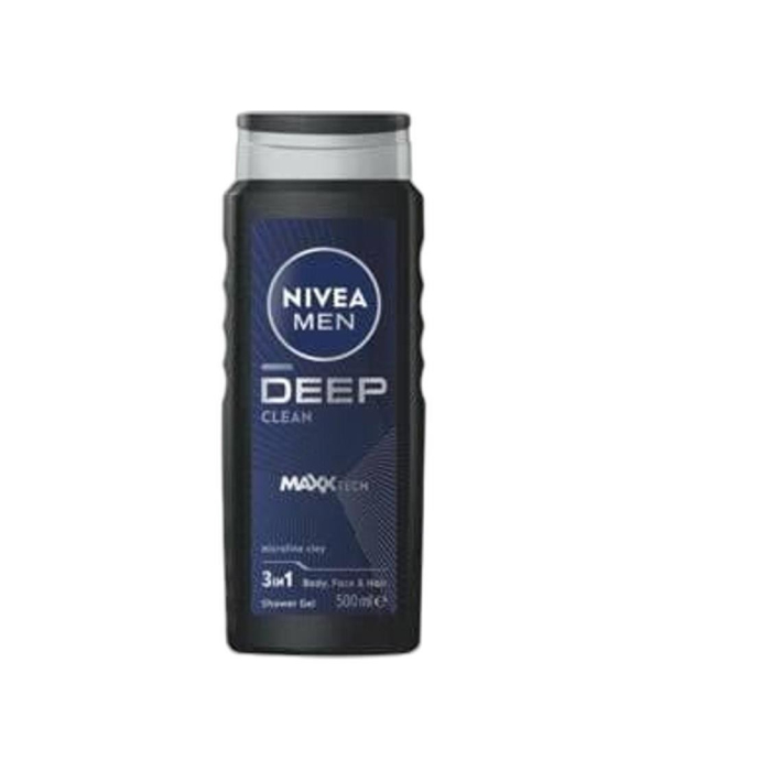ГЕЛЬ ДЛЯ ДУША NIVEA DEEP CLEAN 3В1 500МЛ