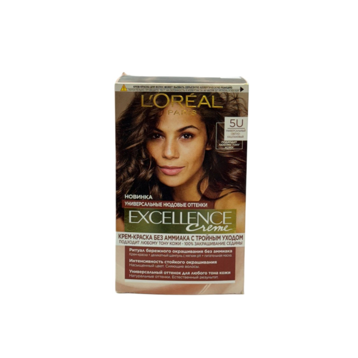 КРАСКА LOREAL EXCELLENCE 5U УНИВЕРСАЛЬНЫЙ СВЕТЛО КАШТАНОВЫЙ