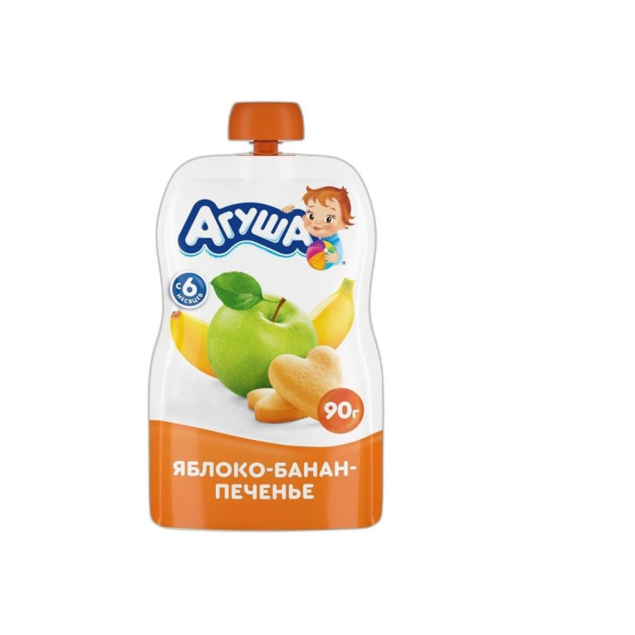 ПЮРЕ АГУША ГРУША  90 Г