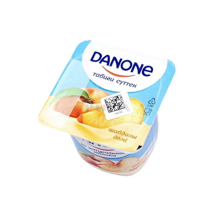 ЙОГУРТ DANONE ПЕРСИК 1.2% 100ГР