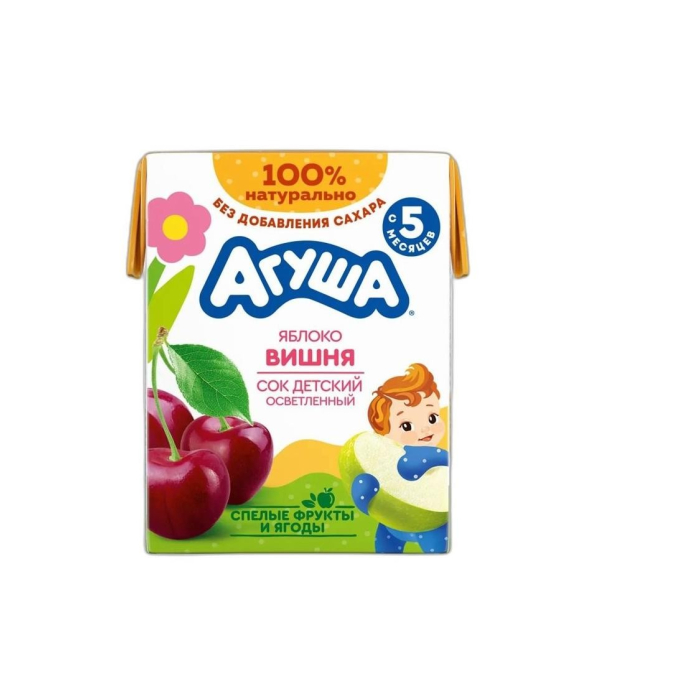 АГУША ЯБЛОКО-ВИШНЯ 200 ГР
