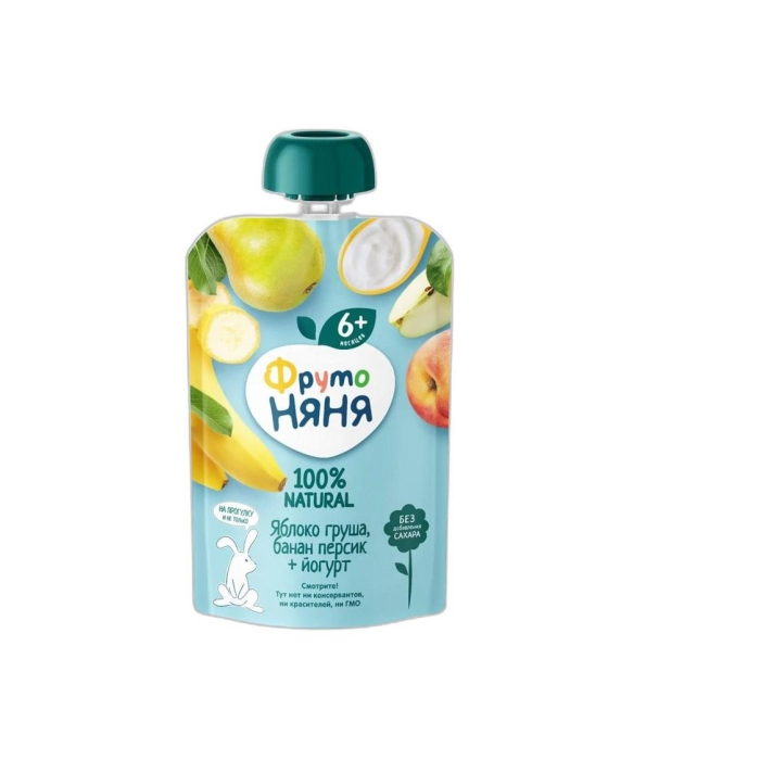 ПЮРЕ ФРУТО НЯНЯ ЯБЛОКО  90 Г