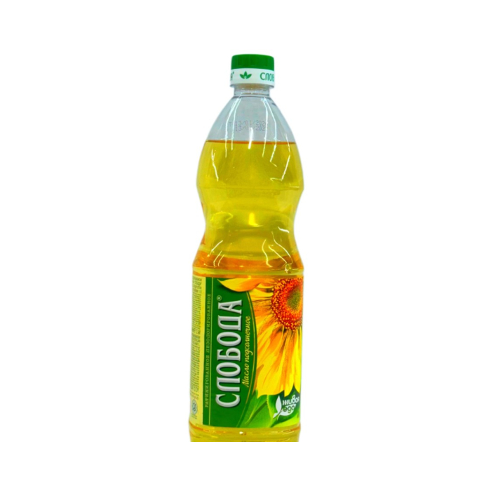 ПОДСОЛНЕЧНОЕ МАСЛО СЛОБОДА 1Л