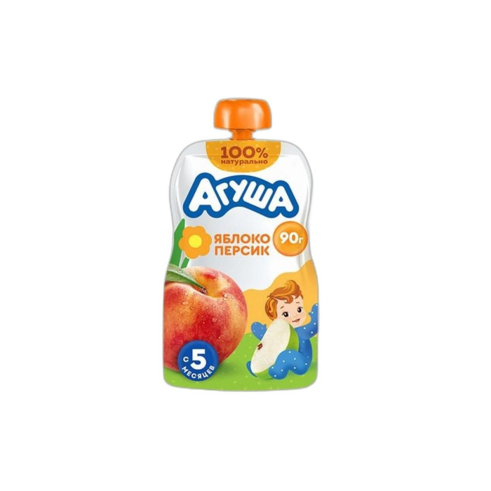 ПЮРЕ АГУША ЯБЛОКО  100 Г