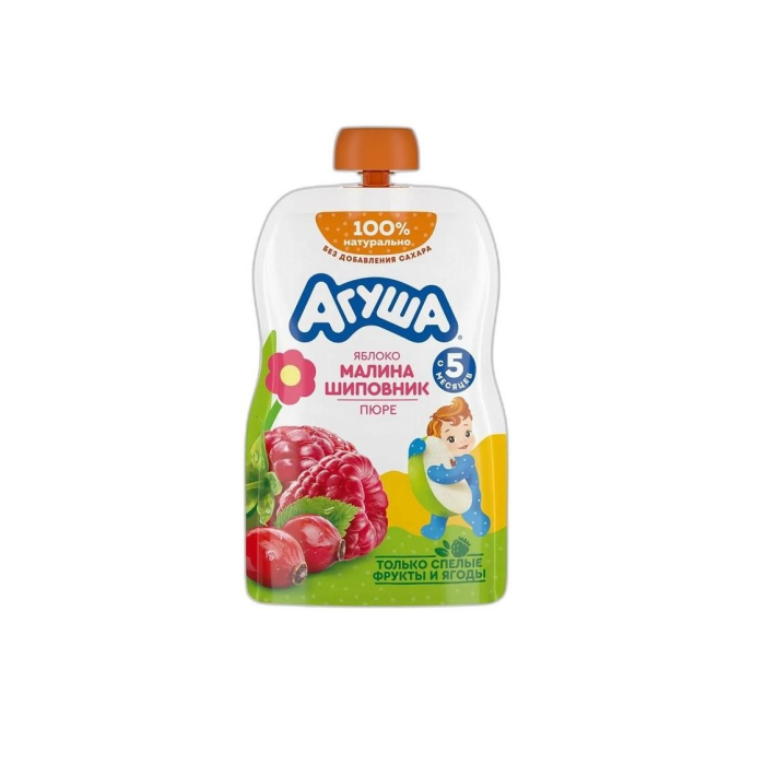 AGUSHA APPLE-RASPBERRY-ROSEHIP  90G