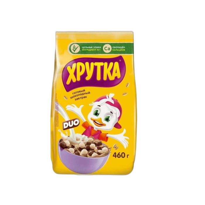 ГОТ.ЗАВТРАК DUO ШОКОЛАД ШАРИКИ ХРУТКА 460 ГР