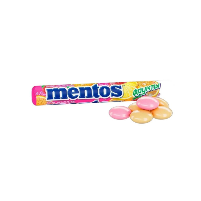 ЖЕВ ДРОЖЕ  MENTOS ФРУКТЫ 37,5ГР