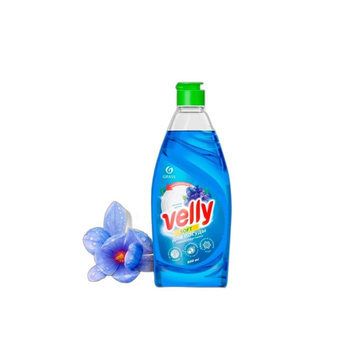 КАПЛЯ GRASS VELLY SOFT ДЛЯ ПОСУДЫ 500мл