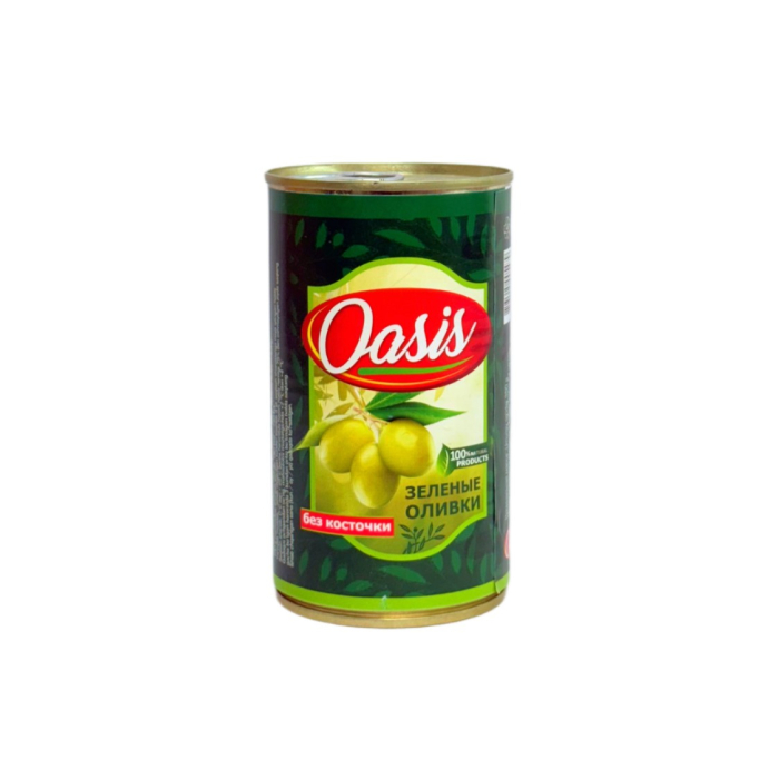 ОЛИВКИ OASIS МАСЛИНЫ 350ГР БЕЗ КОСТОЧКИ