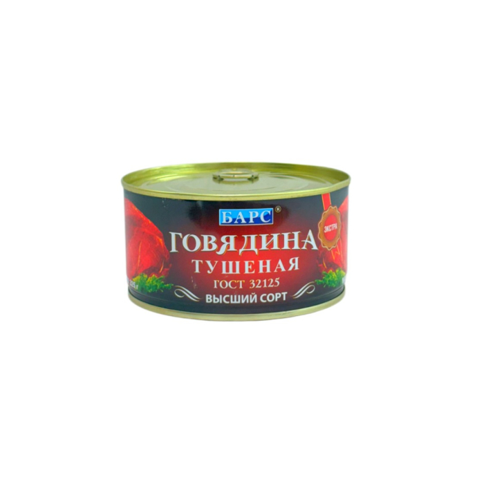 ТУШЕНАЯ БАРС ГОВЯДИНА  325Г