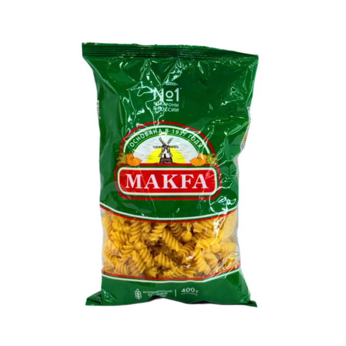 MAKFA МАКАРОН РОЖКИ 400 ГР