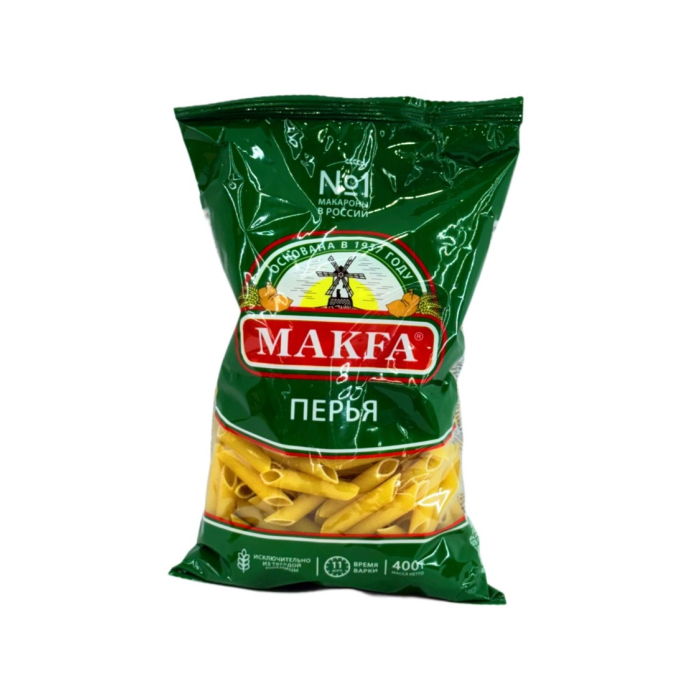 MAKFA МАКАРОН ПЕРЬЯ 400 ГР