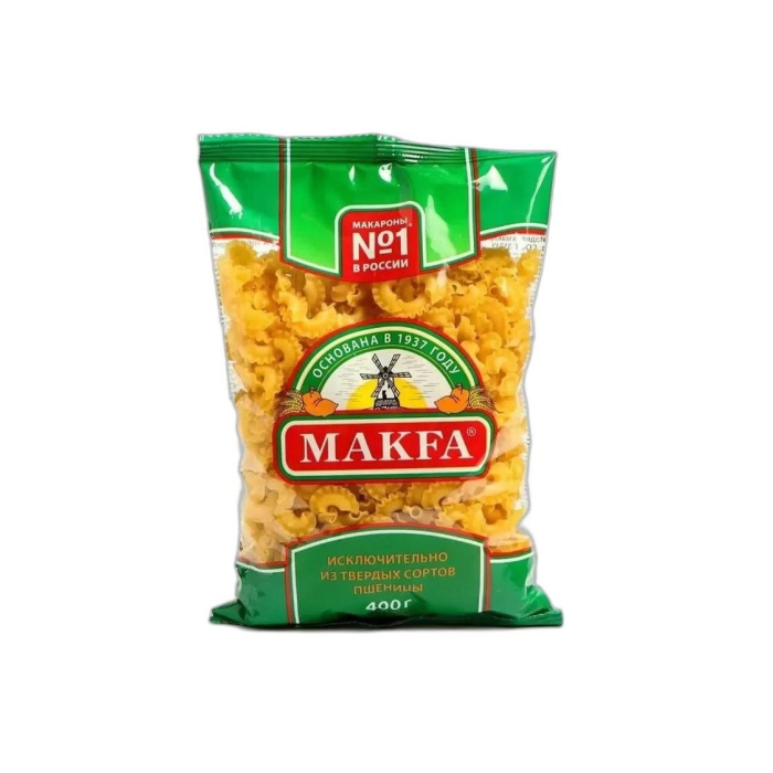 MAKFA МАКАРОН ГРЕБЕЧКИ 400 ГР
