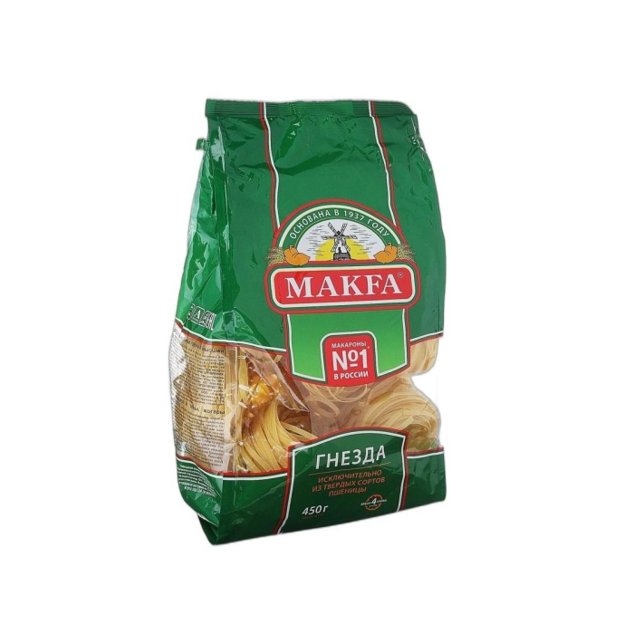 MAKFA ГНЕЗДО ВЕРМИШЕЛ ТОНКАЯ 450 ГР