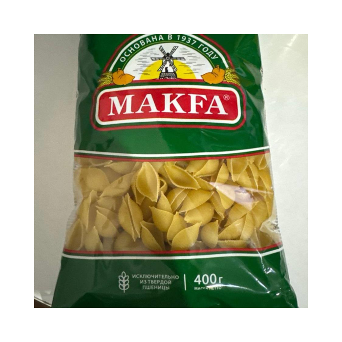 MAKFA МАКАРОН РАКУШКИ 400 ГР