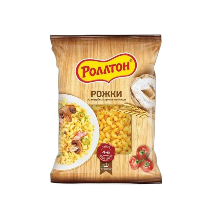 РОЛЛТОН МАКАРОН РОЖКИ 400 ГР