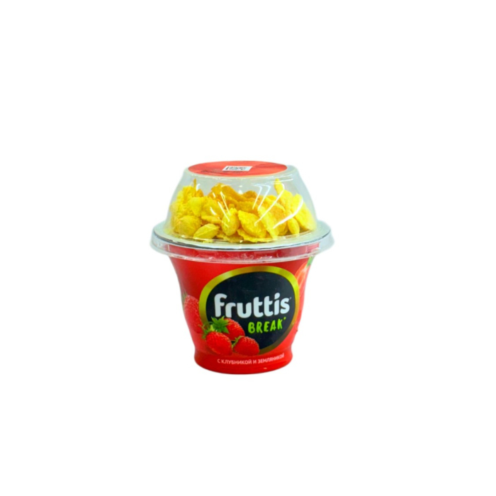 ЙОГУРТ FRUTTIS КЛУБНИКА И ЗЕМЛЕН/А 175Г