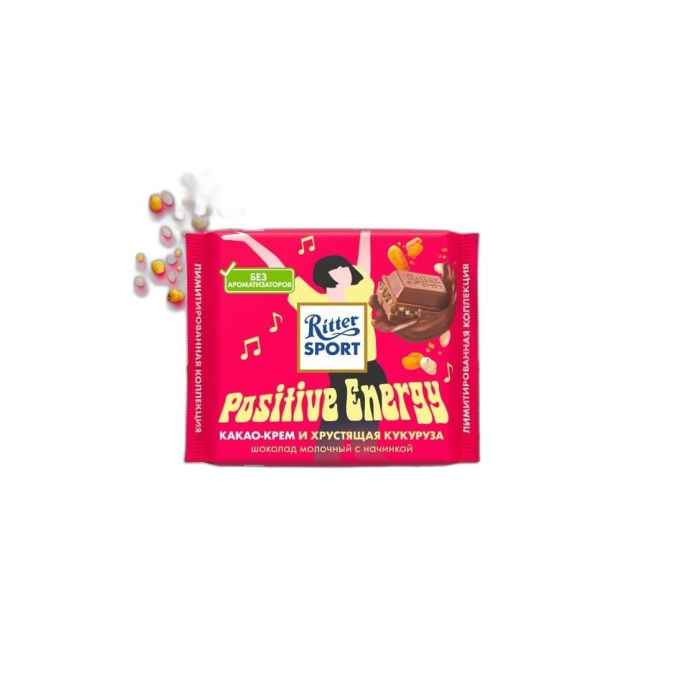RITTER SPORT КАКАО И КУКУРУЗА 100ГР