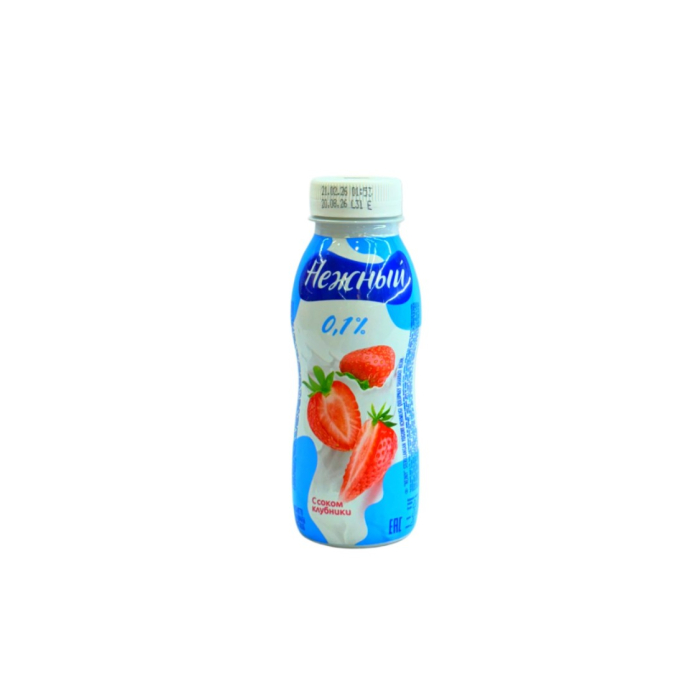 ИОГУРТ НЕЖНЫЙ КЛУБНИКА 0,1% 285Г