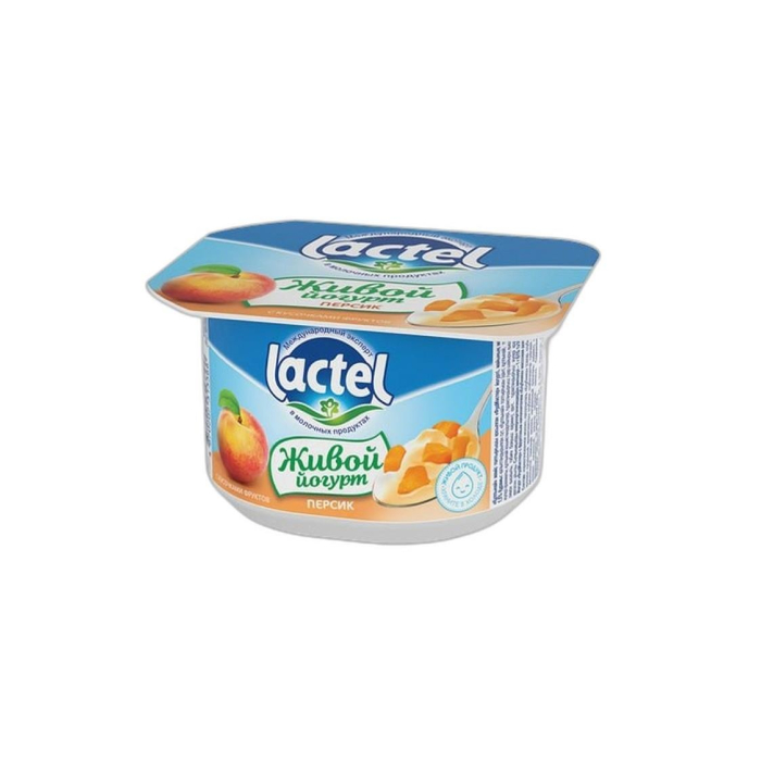 ЙОГУРТ LACTEL ПЕРСИК 110 ГР