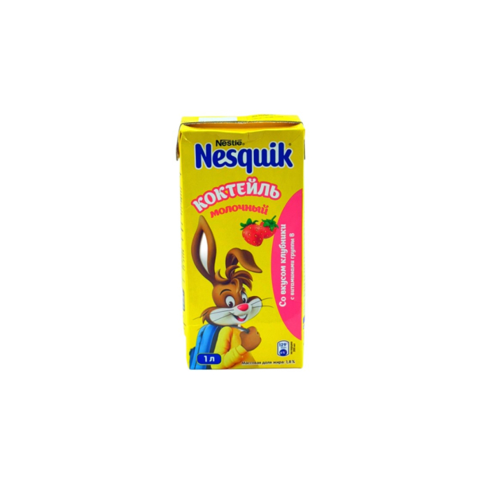 КОКТЕЙЛЬ NESQUIK КЛУБНИКА 1 L