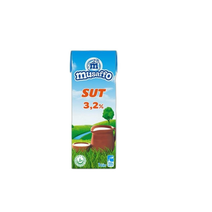 МОЛОКО MUSAFFO 3.2% 1 Л
