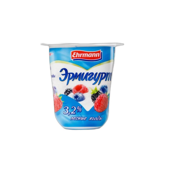ИОГУРТ ЭРМИГУРТ ЛЕСНЫЕ ЯГОДЫ 3,2% 100Г