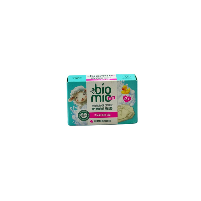 МЫЛО ДЕТ BIO MIO BABY С МАСЛОМ ШИ 90 ГР