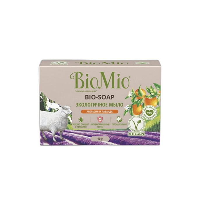 МЫЛО BIO MIO АПЕЛЬСИН ЛАВАНДА  90 ГР