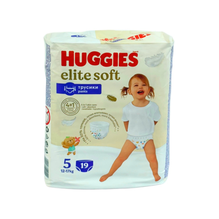 PAMPERS HUGGIES ELITE S ТРУСИКИ 5