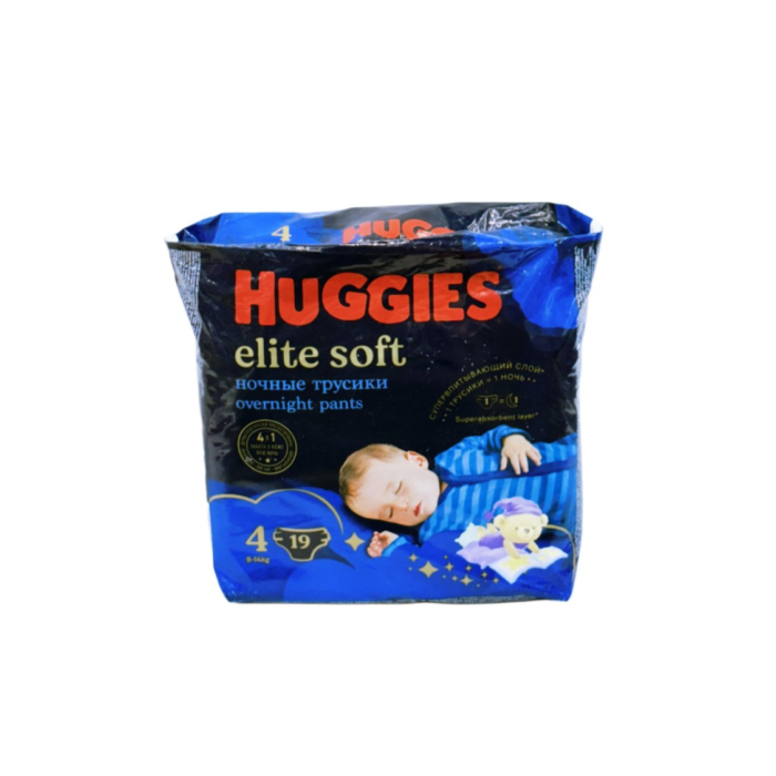 PAMPERS HUGGIES ТРУСИКИ НОЧЬ 4