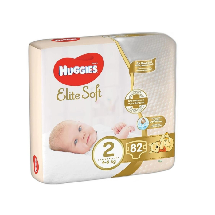 PAMPERS HUGGIES ELIKT SOFT (2) 20X8