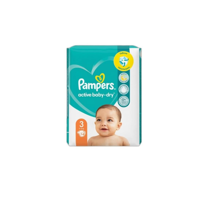 PAMPERS ACTIVE BABY-DRY 3 -14